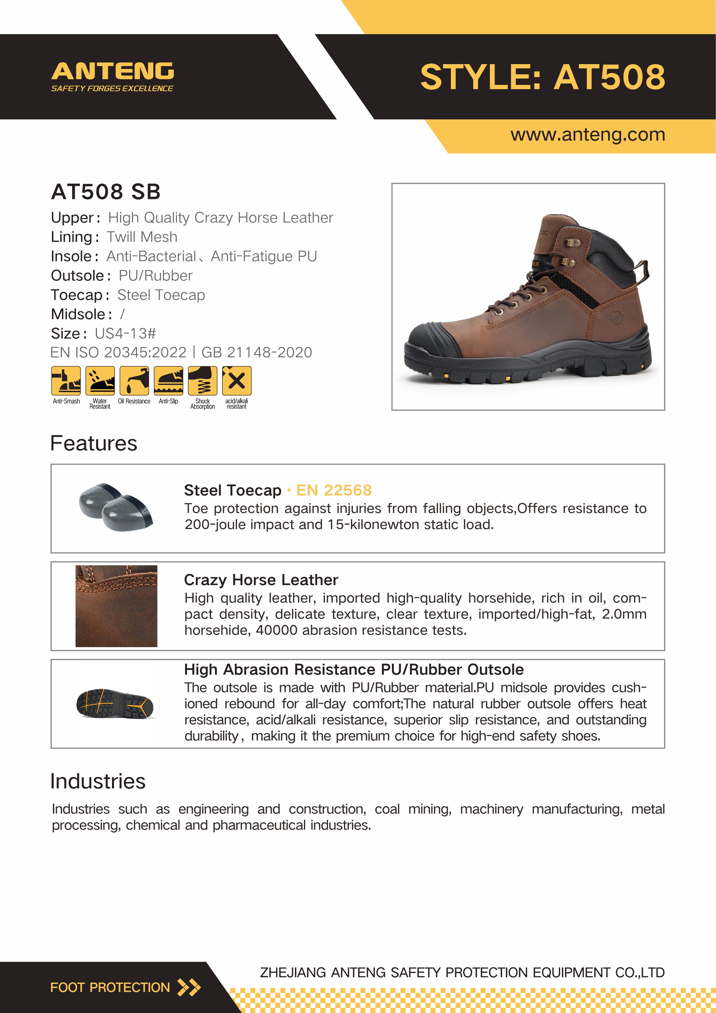 AT508 Material Description AT508 Material Description