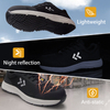 ANTENG Breathable Work Shoes for Men And Women - Odor-Resistant, Ultra-Lightweight, Steel Toe, Anti-Static, Slip-Resistant, Safety Shoes