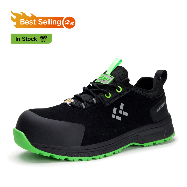 ANTENG Breathable And Sweat-wicking ESD Anti-Static Anti-Slip Multi-Functional Work Shoes for Men Or Women