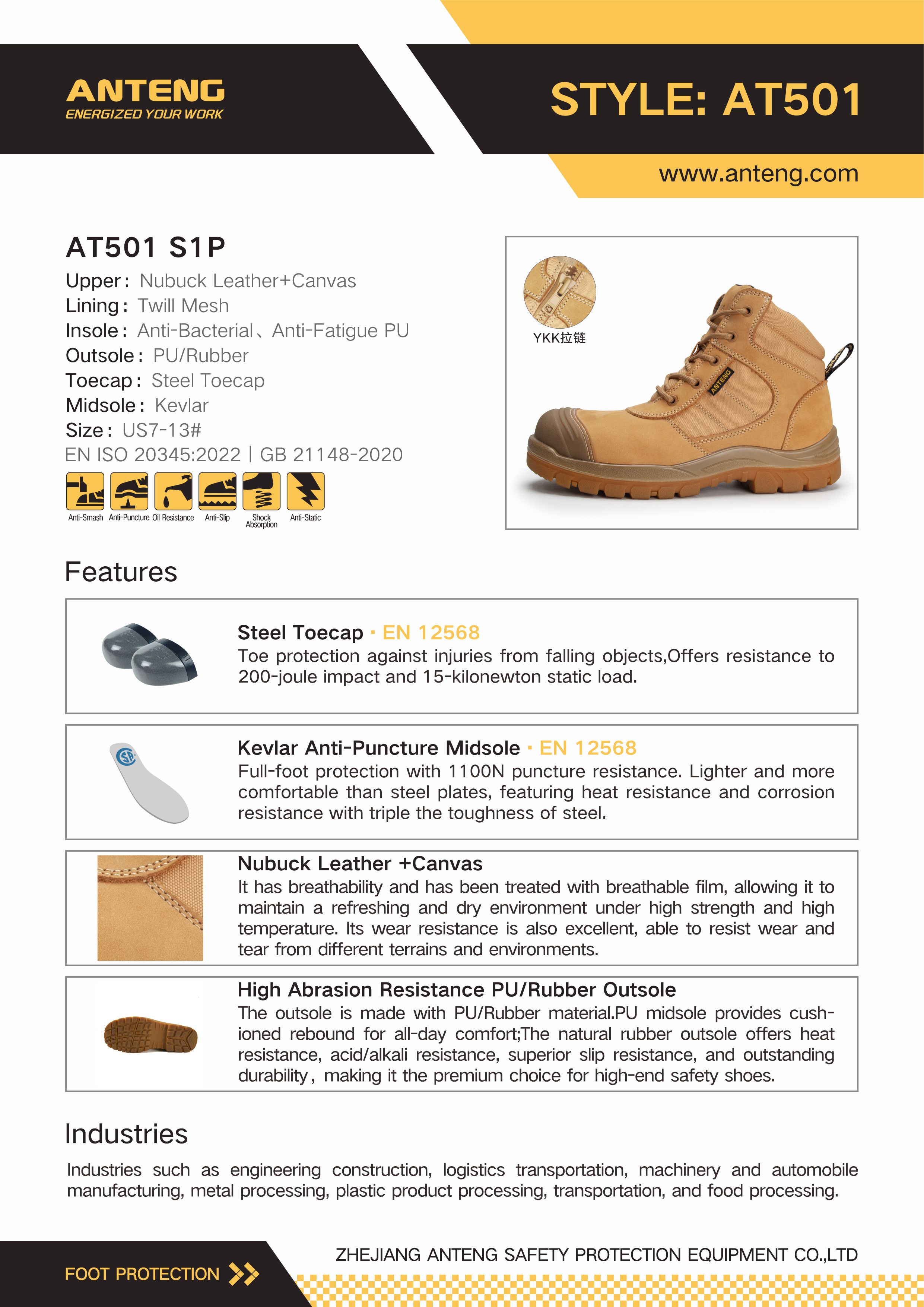 AT501 Material Description