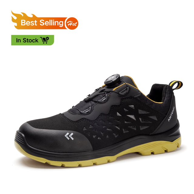 ANTENG Tech Rotating Buckle Anti-Static Anti-Slip Multi-Functional Safety Shoes Work Shoes for Men & Women