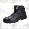 ANTENG Winter Work Boots Genuine Leather Upper PU Outsole Anti-smash Cold-resistant for MEN &WOMEN