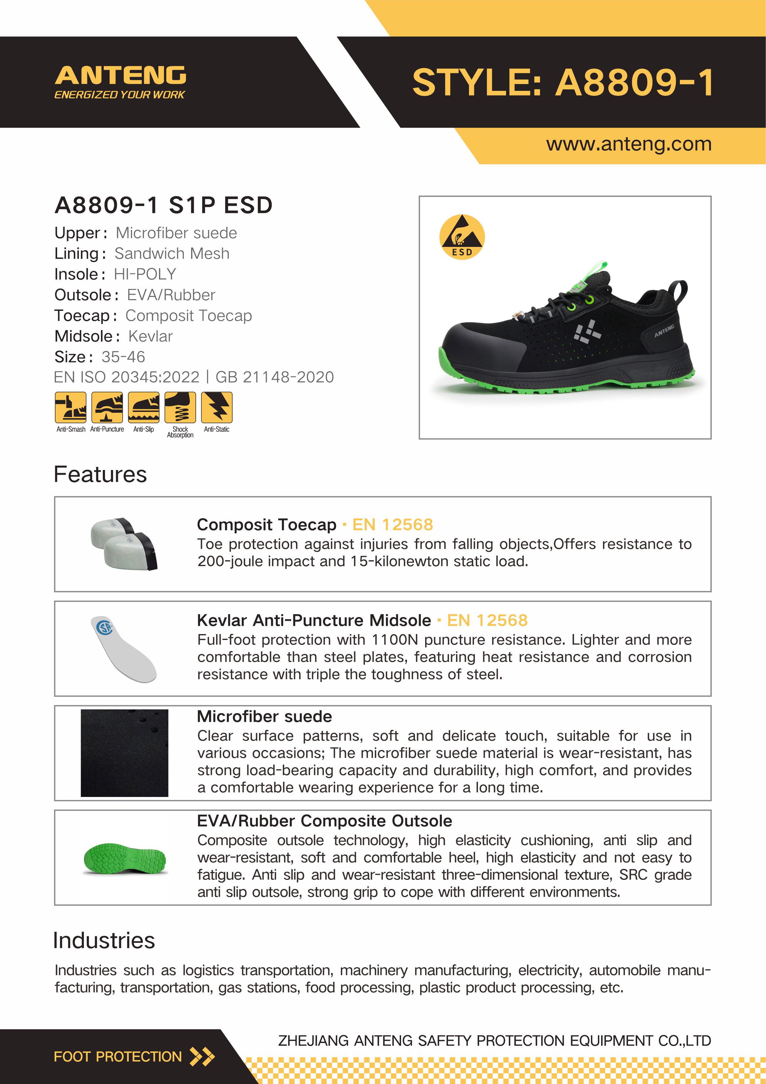 A8809-1 Material Description