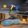ANTENG Breathable S1 Work Shoes for Men And Women - Anti-static Lightweight, Steel Toe, Slip-Resistant, Safety Shoes