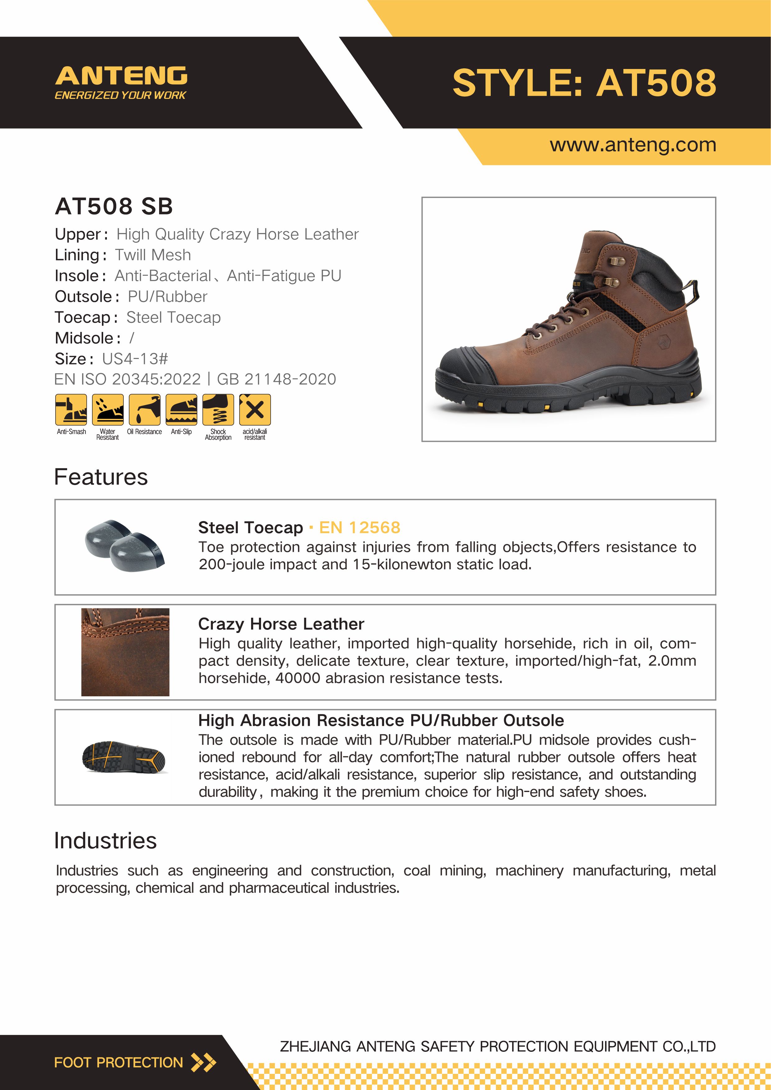 AT508 Material Description