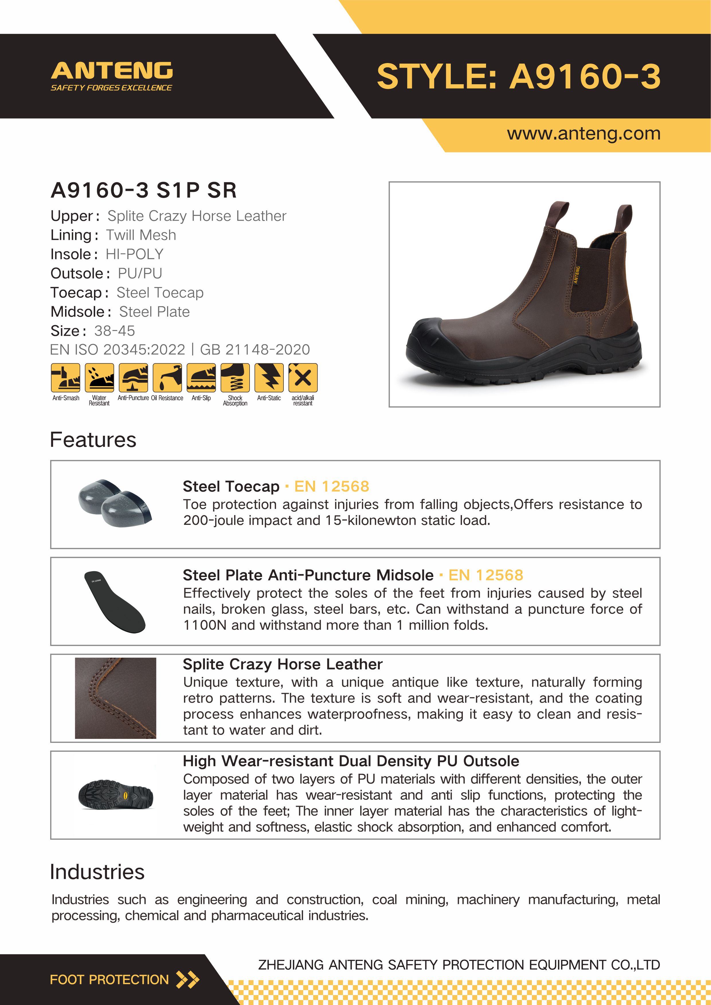 A9160-3 Material Description