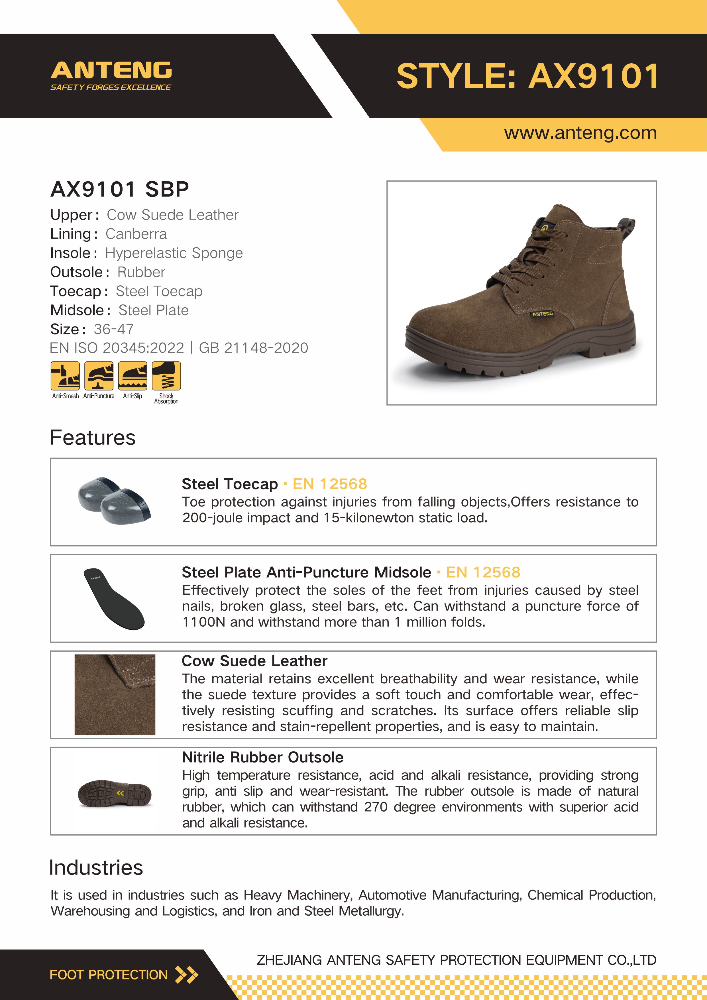 AX9101 Material Description