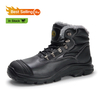 ANTENG Winter Work Boots Genuine Leather Upper PU Outsole Anti-smash Cold-resistant for MEN &WOMEN