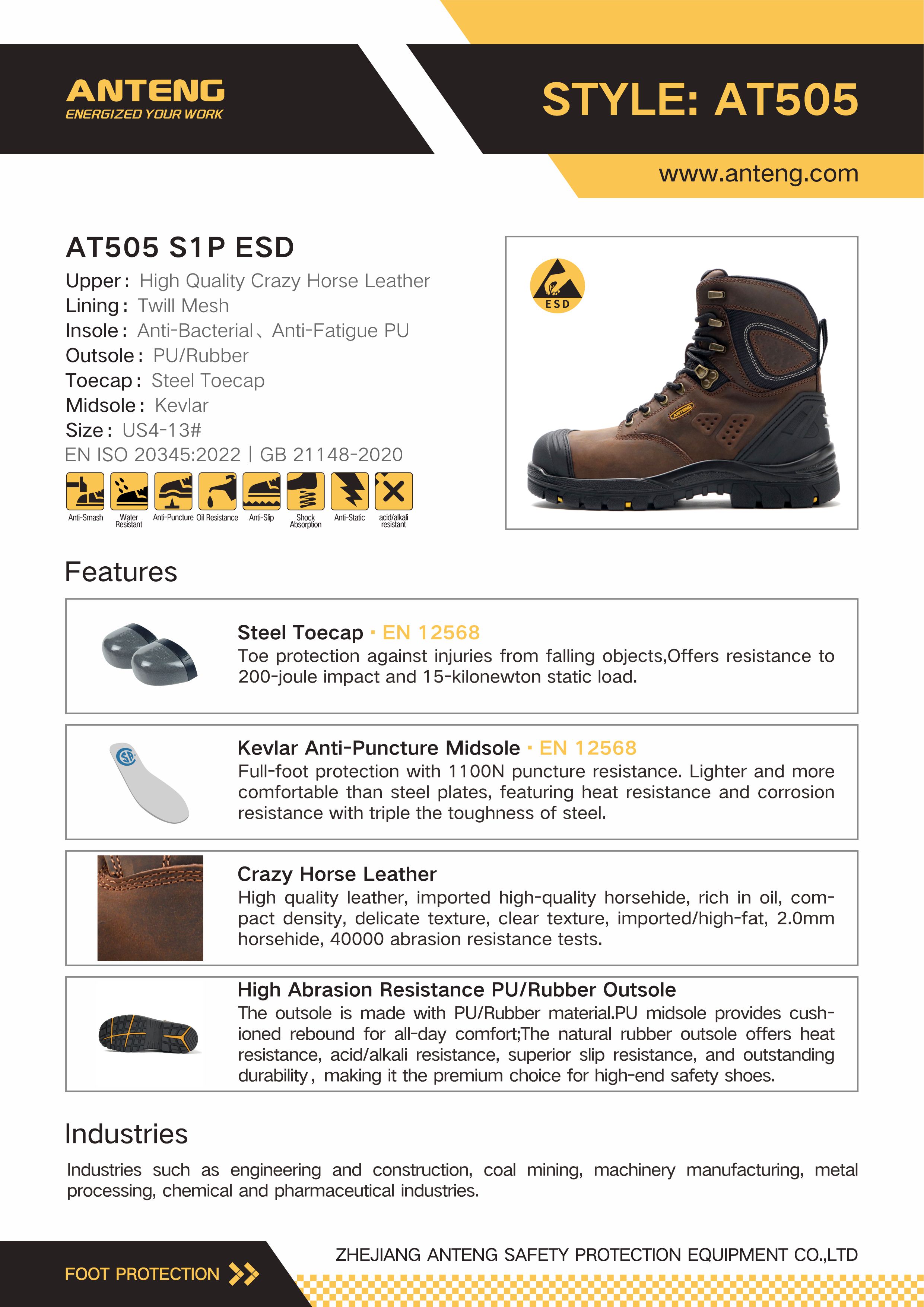 AT505 Material Description