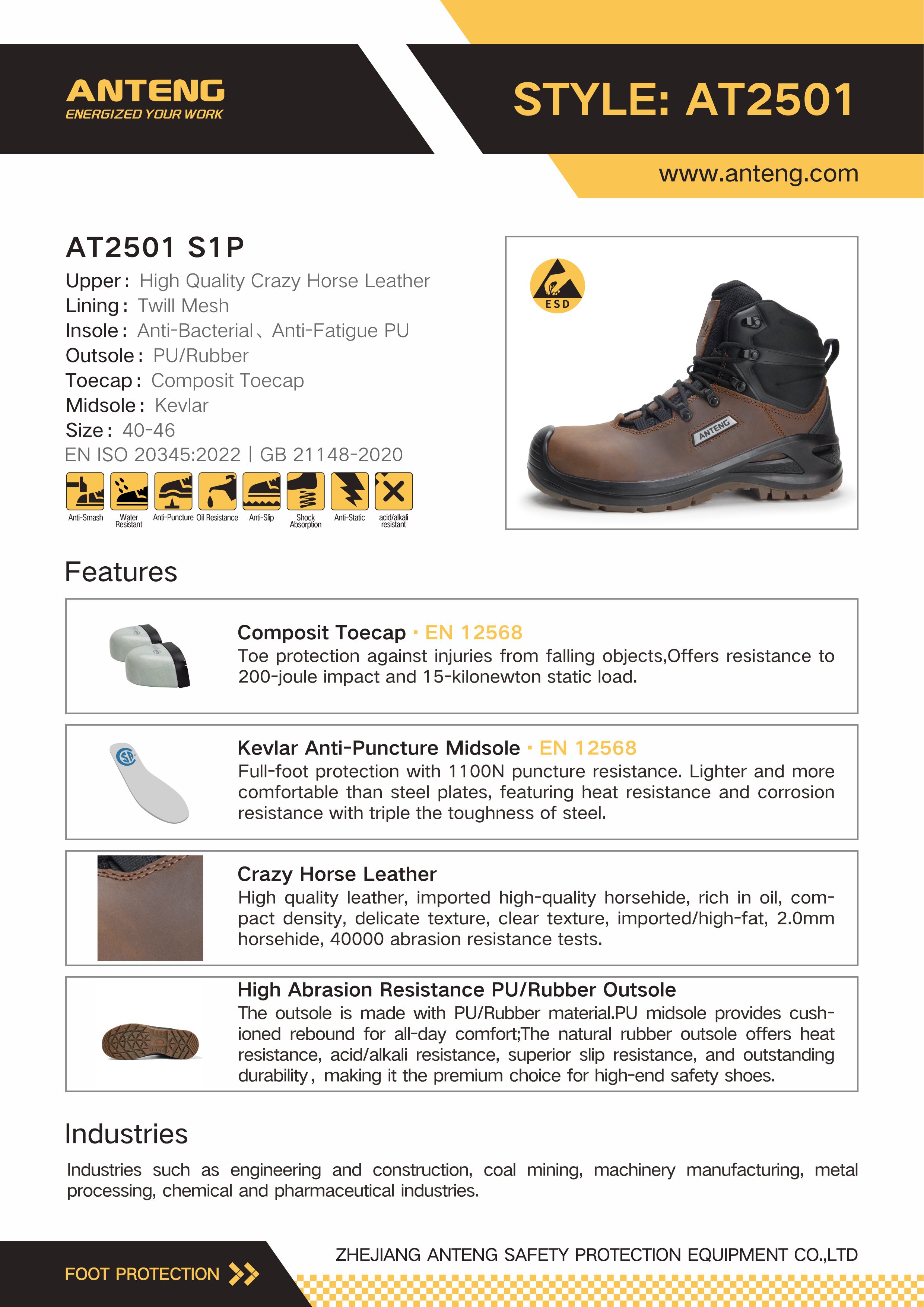 AT2501 Material Description
