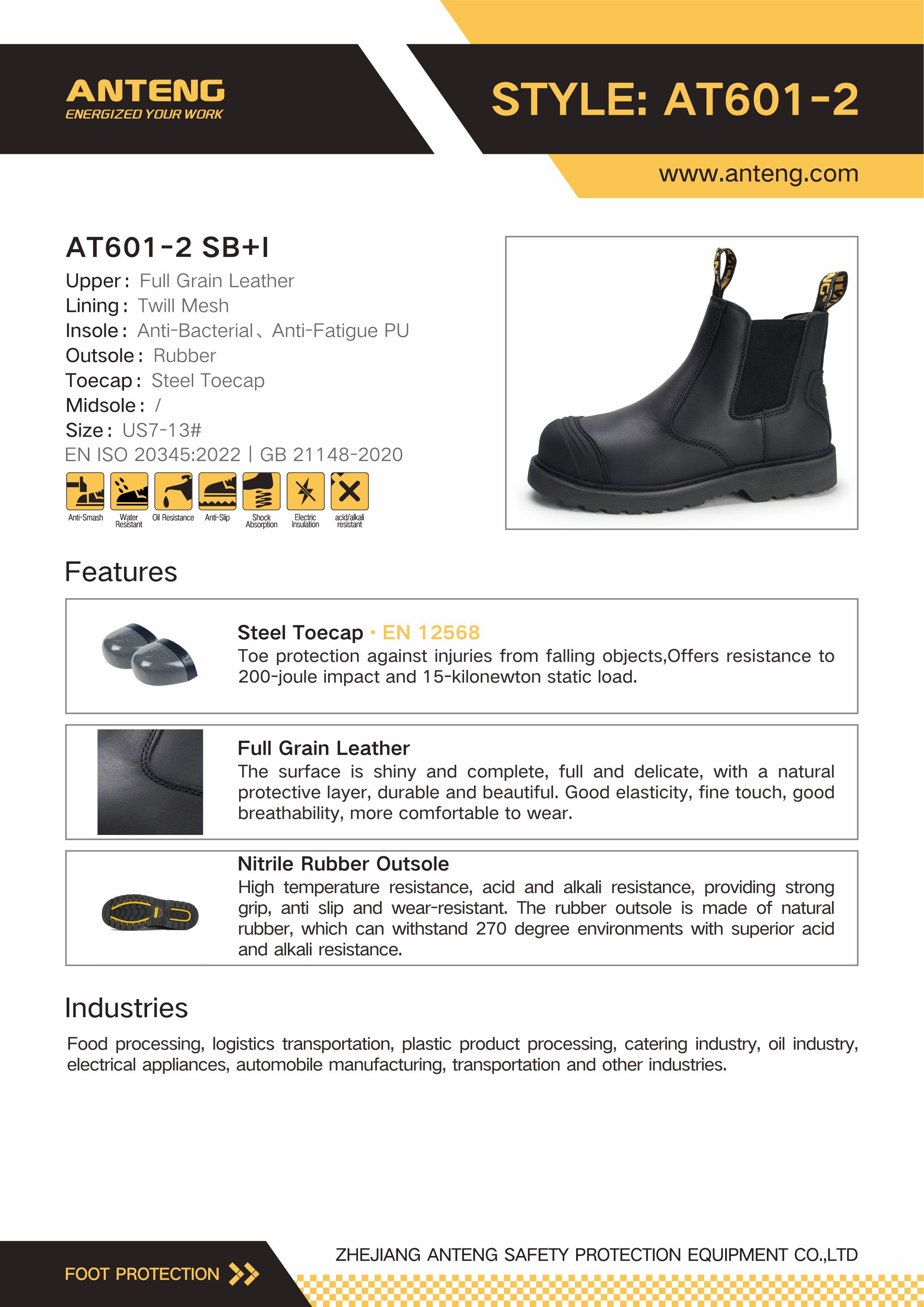 AT601-2 Material Description