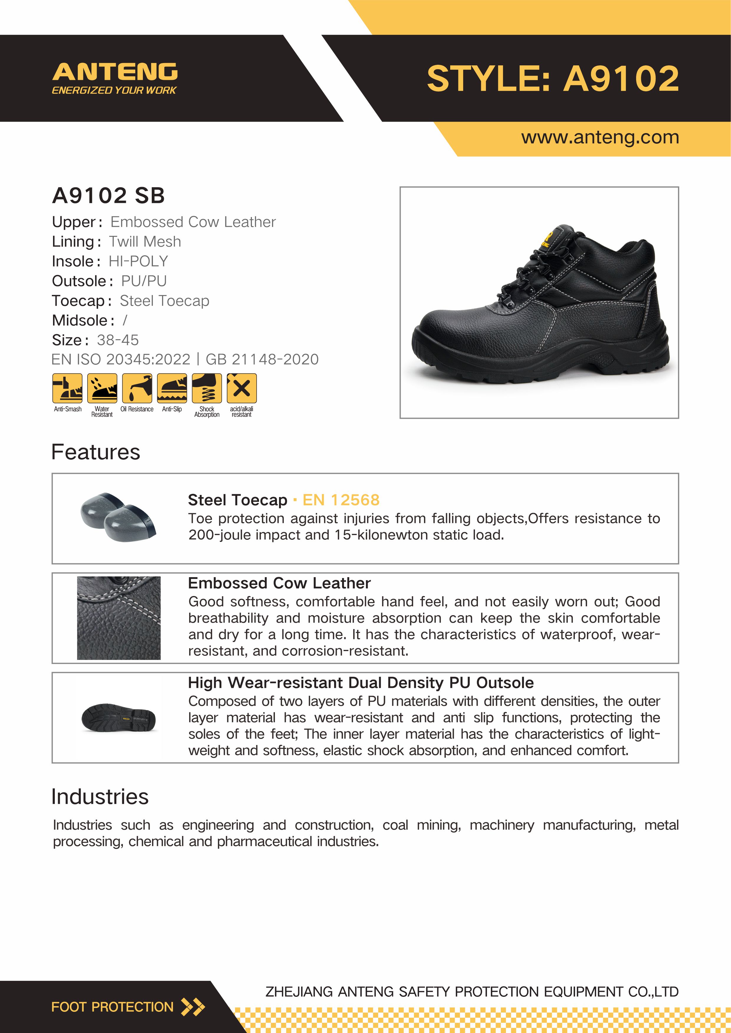 A9102 Material Description