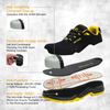 ANTENG Breathable And Sweat-wicking ESD Anti-Static Anti-smash Anti-Puncture Anti-Slip Multi-Functional Work Shoes Safety Shoes for Men Or Women 