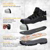 ANTENG Electric Insulated Waterproof Work Boots Genuine Leather Upper EVA Rubber Outsole Anti-smash Anti-puncture for MEN &WOMEN