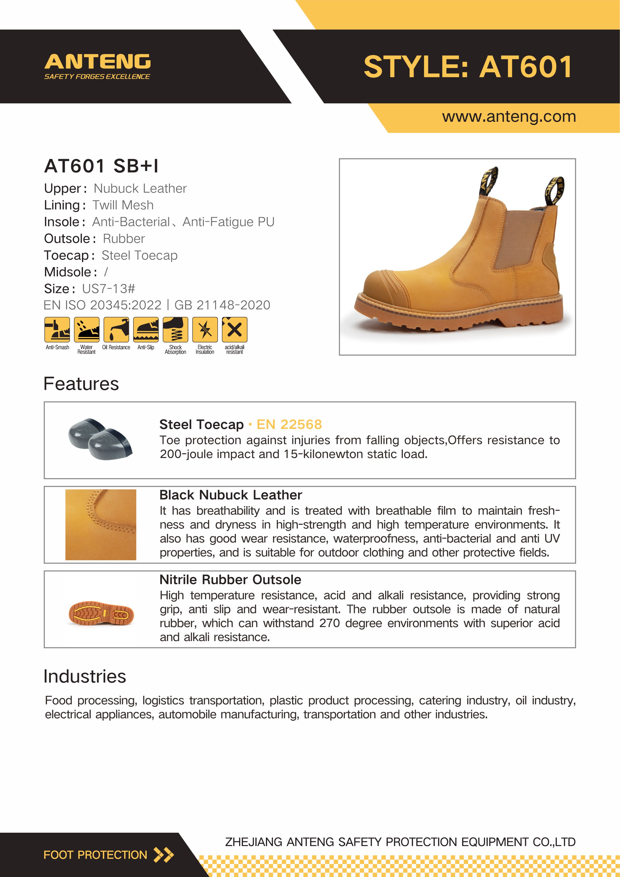 AT601 Material Description